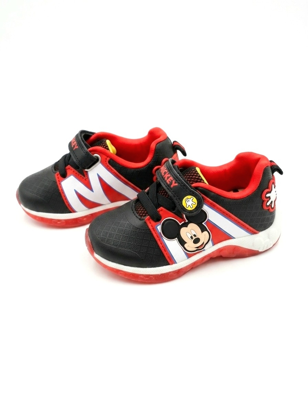 NWT Disney Mickey Mouse Light Up Sneakers Shoes Toddler Size 9